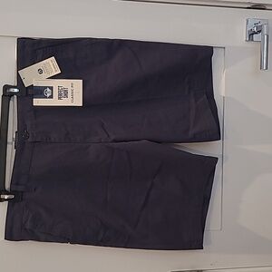 Dockers Blue Flat Front Shorts -- NWT